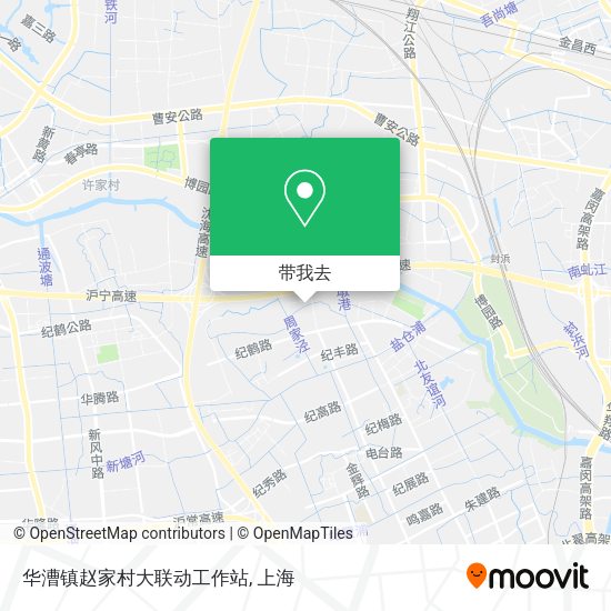 华漕镇赵家村大联动工作站地图