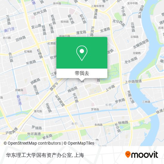 华东理工大学国有资产办公室地图