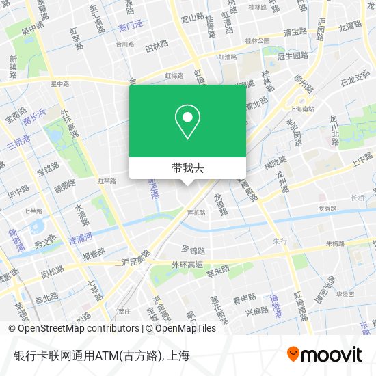 银行卡联网通用ATM(古方路)地图