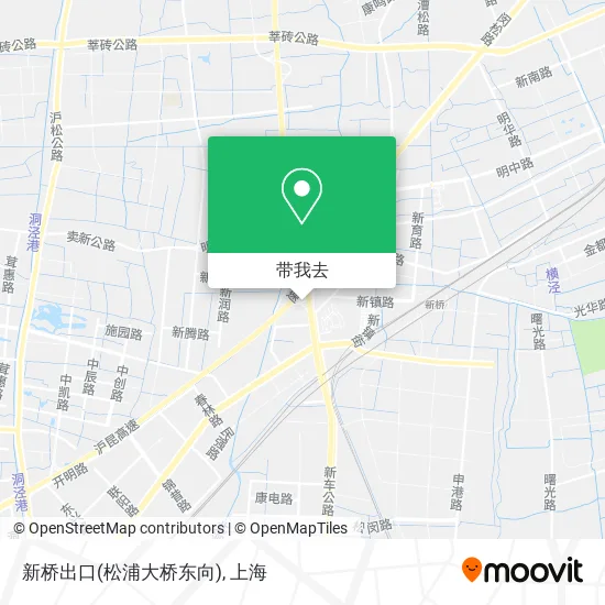 新桥出口(松浦大桥东向)地图