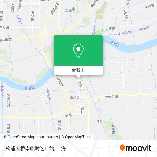 松浦大桥南临时迄止站地图