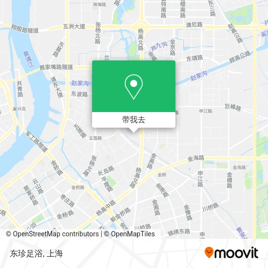 东珍足浴地图