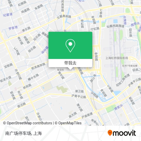 南广场停车场地图