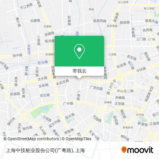 上海中技桩业股份公司(广粤路)地图