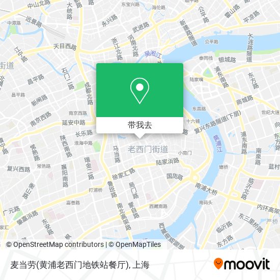 麦当劳(黄浦老西门地铁站餐厅)地图