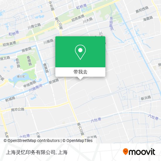 上海灵忆印务有限公司地图
