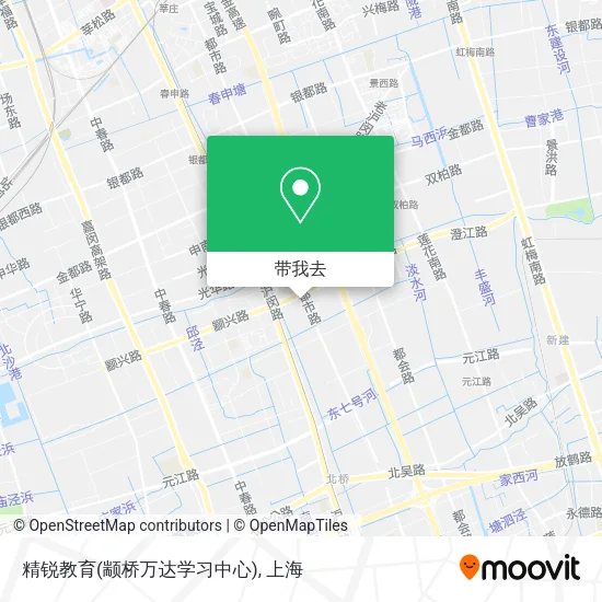 精锐教育(颛桥万达学习中心)地图