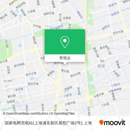 国家电网充电站(上海浦东新区展想广场2号)地图