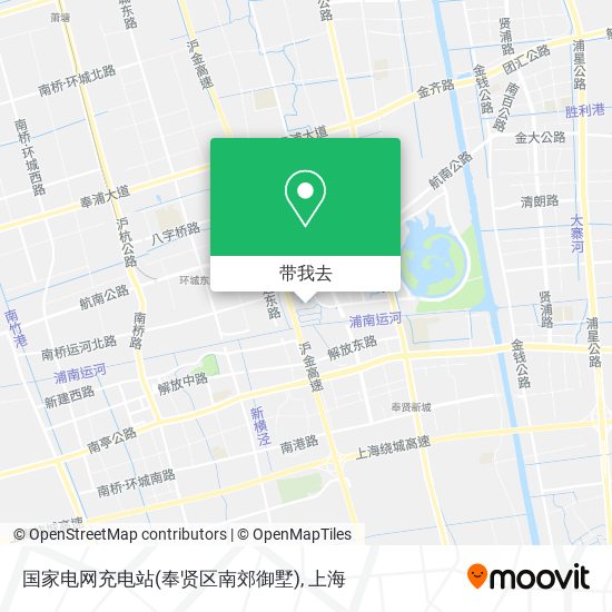 国家电网充电站(奉贤区南郊御墅)地图