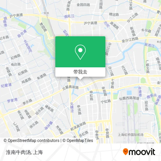 淮南牛肉汤地图