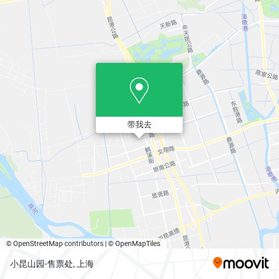 小昆山园-售票处地图