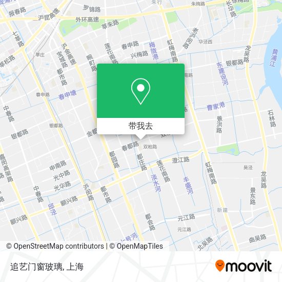 追艺门窗玻璃地图