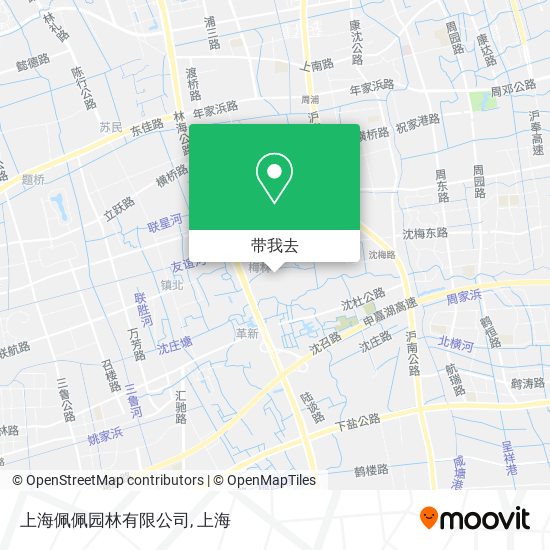 上海佩佩园林有限公司地图