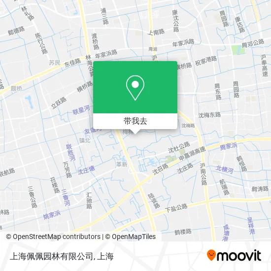 上海佩佩园林有限公司地图