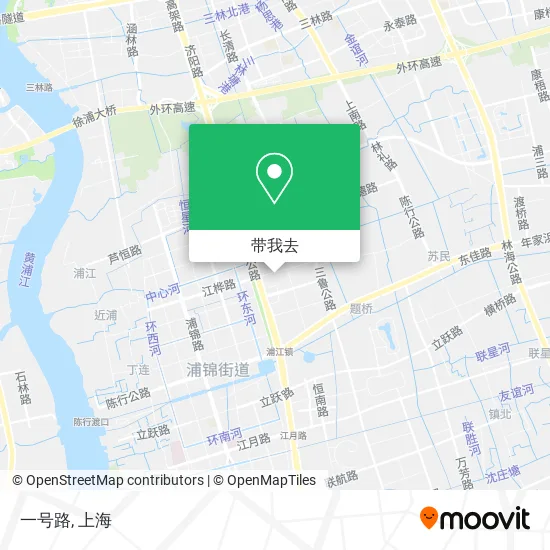 一号路地图