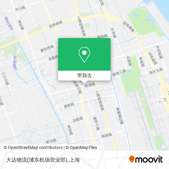 大达物流(浦东机场营业部)地图