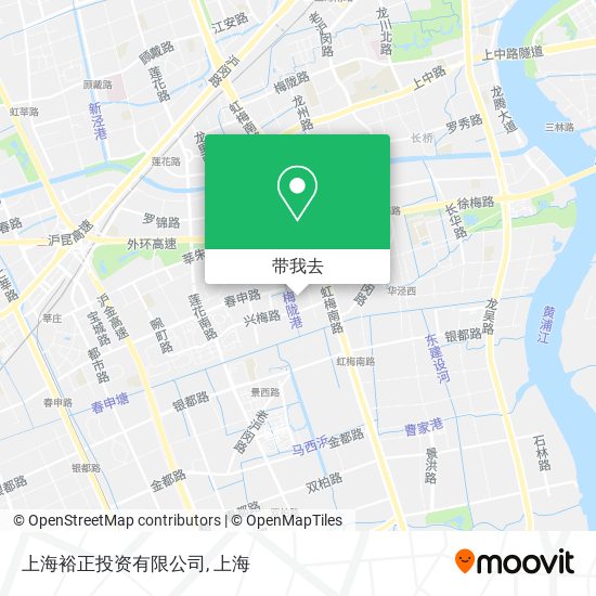 上海裕正投资有限公司地图