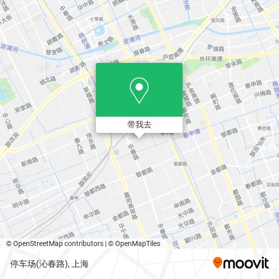 停车场(沁春路)地图