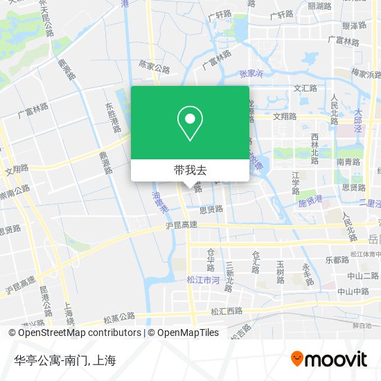华亭公寓-南门地图
