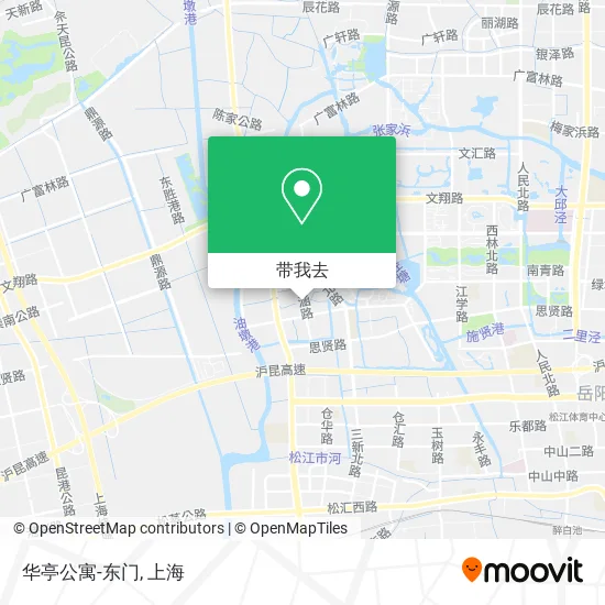 华亭公寓-东门地图