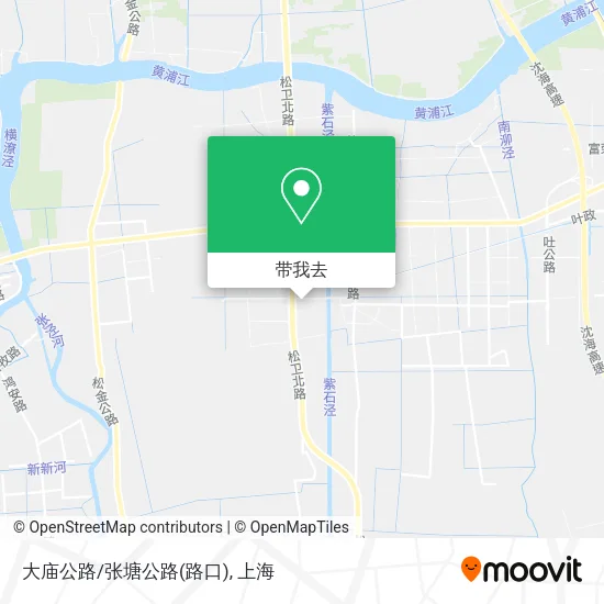 大庙公路/张塘公路(路口)地图