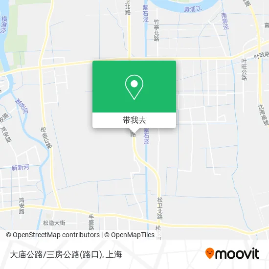 大庙公路/三房公路(路口)地图