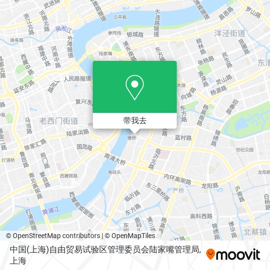 中国(上海)自由贸易试验区管理委员会陆家嘴管理局地图
