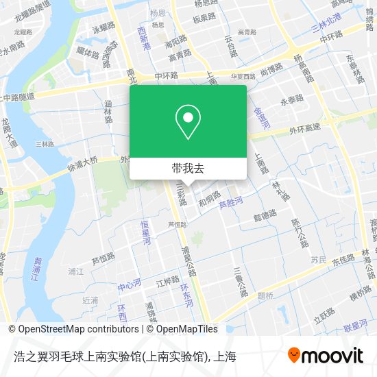 浩之翼羽毛球上南实验馆地图