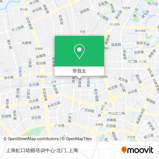 上海虹口幼丽培训中心-北门地图