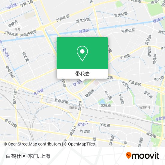 白鹤社区-东门地图