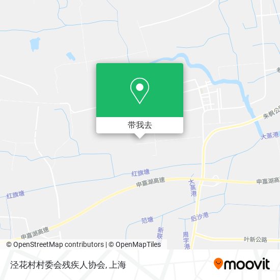 泾花村村委会残疾人协会地图