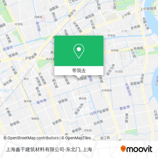上海鑫干建筑材料有限公司-东北门地图