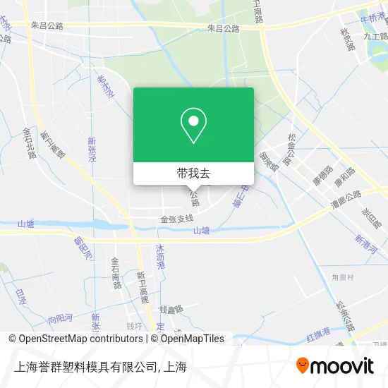 上海誉群塑料模具有限公司地图