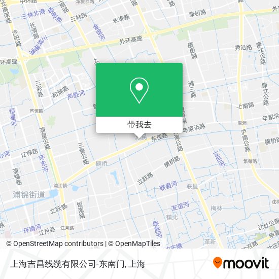 上海吉昌线缆有限公司-东南门地图