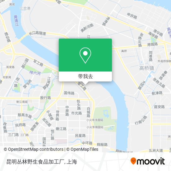 昆明丛林野生食品加工厂地图