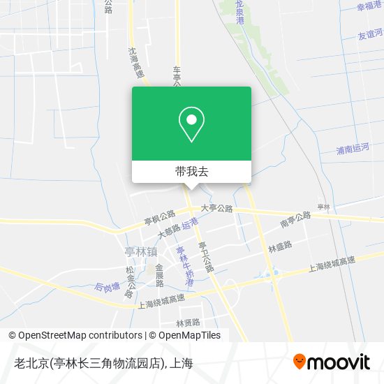 老北京(亭林长三角物流园店)地图