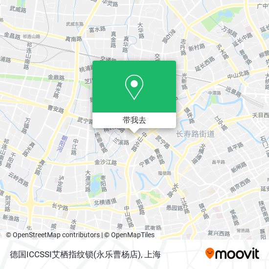德国ICCSSI艾栖指纹锁(永乐曹杨店)地图
