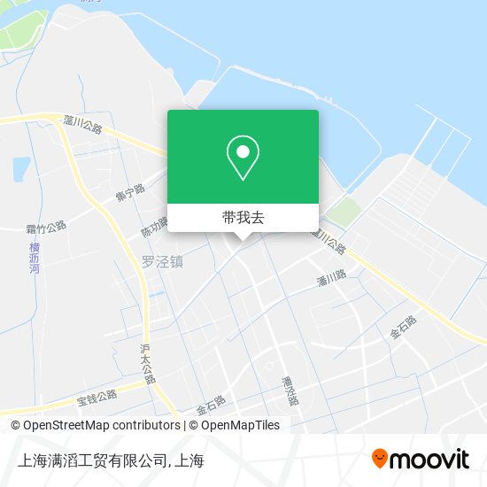 上海满滔工贸有限公司地图