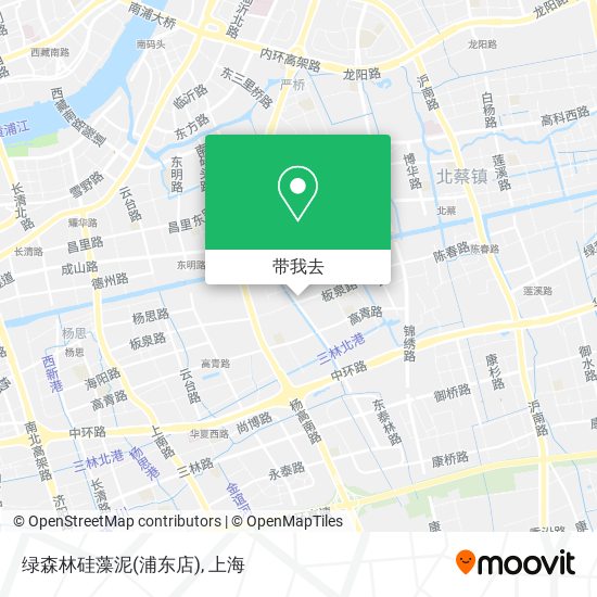 绿森林硅藻泥(浦东店)地图