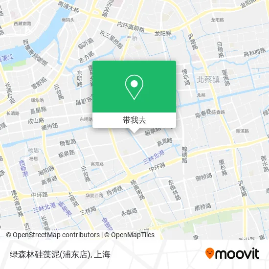 绿森林硅藻泥(浦东店)地图