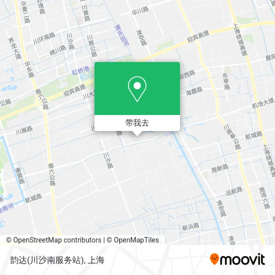 韵达(川沙南服务站)地图