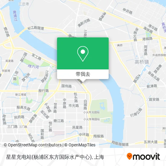 星星充电站(杨浦区东方国际水产中心)地图