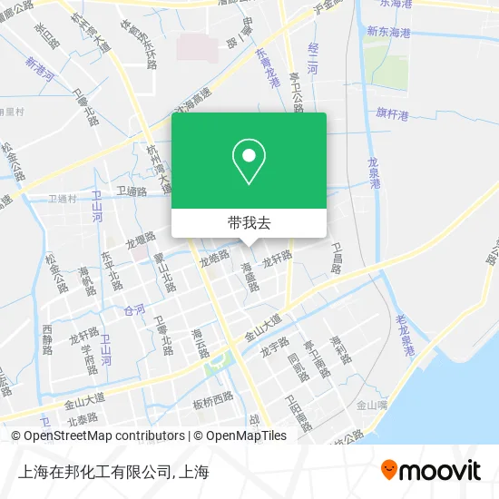 上海在邦化工有限公司地图