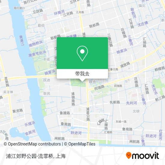 浦江郊野公园-流霏桥地图