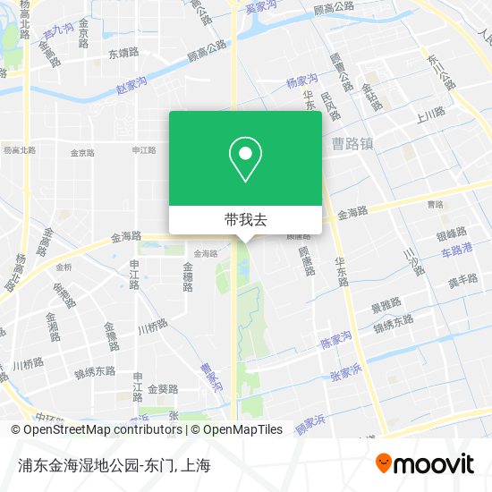 浦东金海湿地公园-东门地图