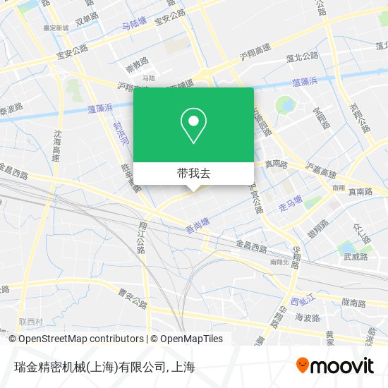 瑞金精密机械(上海)有限公司地图