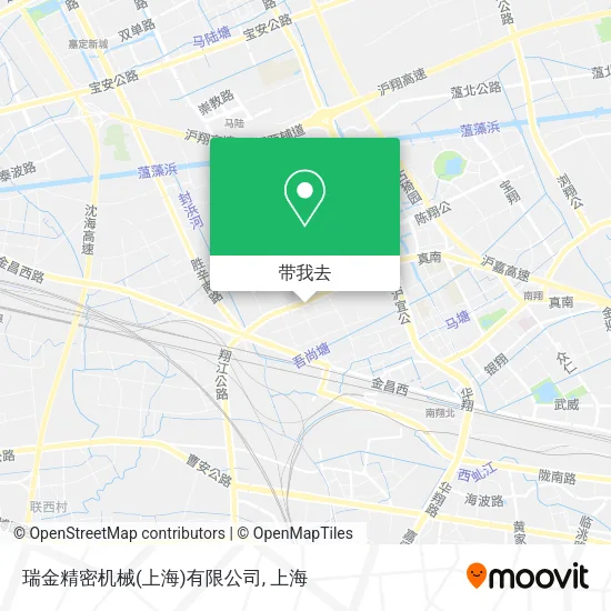瑞金精密机械(上海)有限公司地图