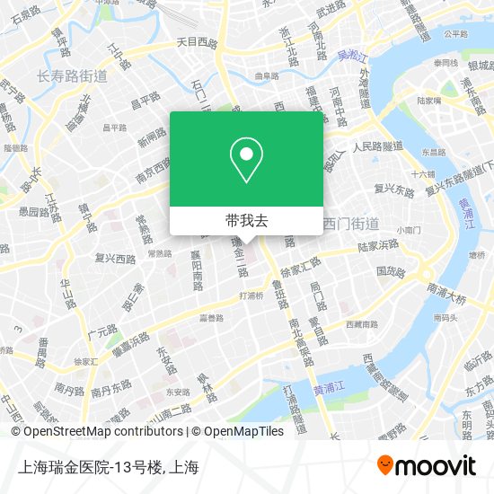 上海瑞金医院-13号楼地图