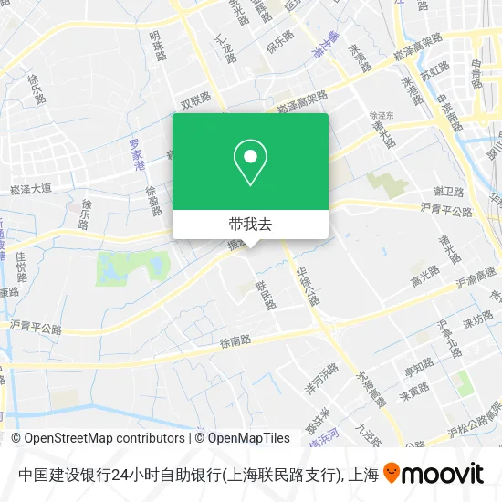 中国建设银行24小时自助银行(上海联民路支行)地图