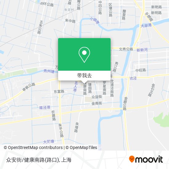 众安街/健康南路(路口)地图